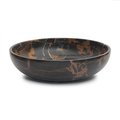 Marble Crafter Marble Crafter BW30-BG 16 in. Laurus Bowl; Black & Gold Marble BW30-BG